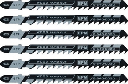 Picture of EPM BRZESZCZOT DO WYRZYNARKI 100MM 6TPI DREWNO T144D 5 SZTUK