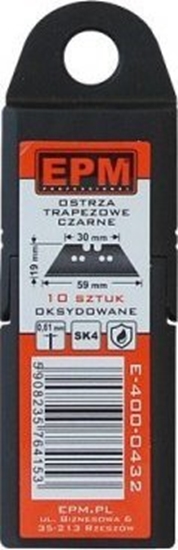 Изображение EPM OSTRZA TRAPEZOWE 10 SZTUK CZARNE (1 KPL)
