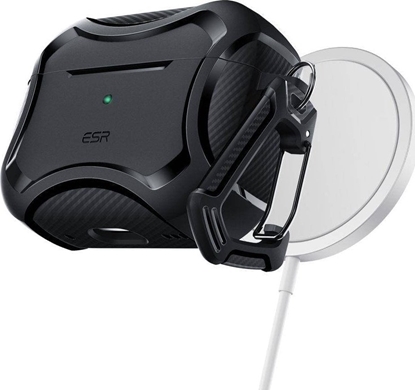 Attēls no ESR Etui ESR Cyber Armor Halolock MagSafe Apple AirPods 2 Pro/1 Pro Black
