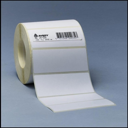Picture of Etiket på rulle 36x75mm 24-034 1000stk/rul - (1000 stk.)