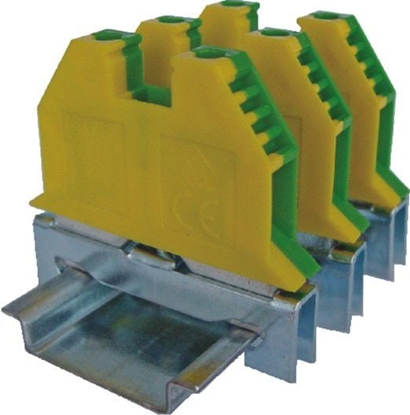 Изображение Eti-Polam Zczka szynowa gwintowa ochronna 4mm2 zielono-óta VS 4 PE (003901476)