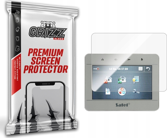 Picture of Etui do nawigacji GrizzGlass Folia ceramiczna GrizzGlass CeramicFilm do manipulatora alarmowego Satel INT-TSG-SSW 4,3"