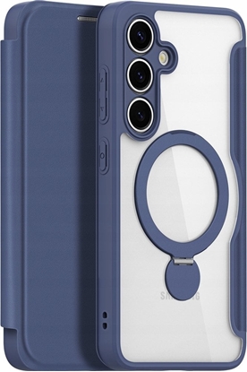 Attēls no Etui Dux Ducis Skin X Pro na Samsung Galaxy S25+ z MagSafe i portfelem - niebieskie