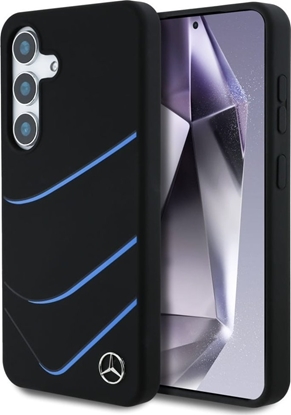 Attēls no Etui Mercedes Silicone Contrasted Curves  MagSafe 