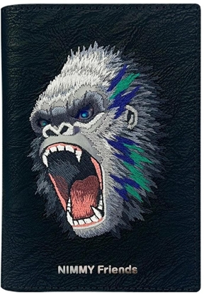 Picture of Etui na paszport Nimmy portfel Raptor    Gorilla czarny