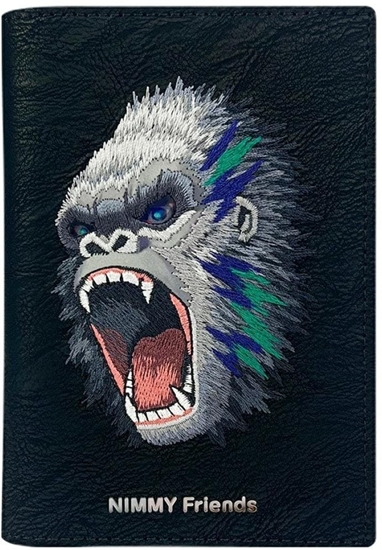 Picture of Etui na paszport Nimmy portfel Raptor    Gorilla czarny