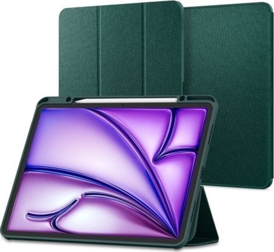 Picture of Etui na tablet Spigen SPIGEN URBAN FIT IPAD AIR 13 2024 MIDNIGHT GREEN