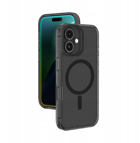 Изображение Etui silikonowe AMAZINGTHING Titan Pro Mag Case z piercieniem magnetycznym do iPhone 16 - czarne