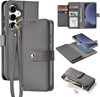 Picture of Dux Ducis Dux Ducis Lawa Leather Case for Samsung Galaxy S25+ with Detachable Magnetic Wallet - Gray