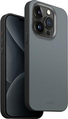 Изображение Etui UNIQ Lyden DS Apple iPhone 15 Pro Magclick Charging niebiesko-czarny/washed blue-black