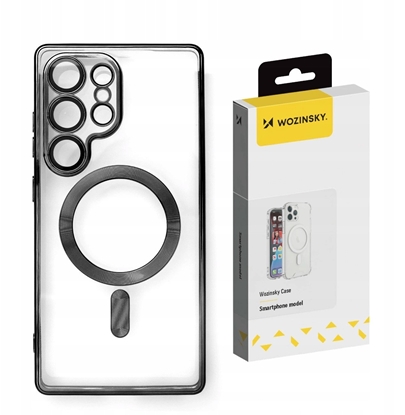 Изображение Wozinsky Wozinsky Electroplated Magsafe Case for Samsung Galaxy S24 FE - Black