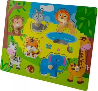 Изображение EURObaby ZAB PUZZLE 30X22 SAFARI