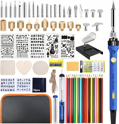 Изображение Eurokomp Zestaw do pirografii, lutowania etui E6175