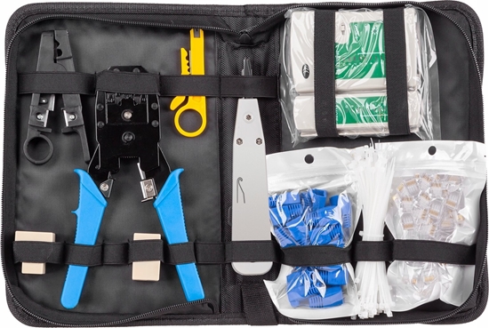 Изображение Eurokomp Zestaw narzdzi sieciowych 9 elementowy EK5949