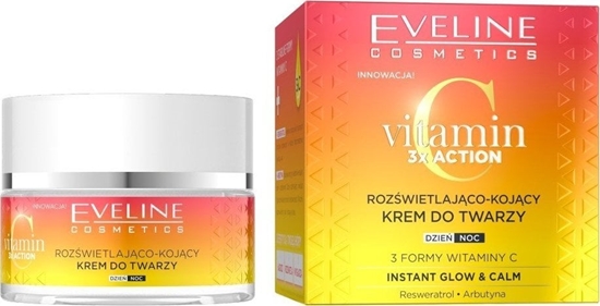 Picture of Eveline Vitamin C 3xAction Rozwietlajco - Kojcy Krem do twarzy na dzie i noc 50ml