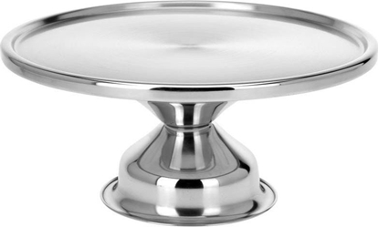 Изображение Excellent Houseware Patera / tortownica / taca stalowa na tort ciasto uniwersalny