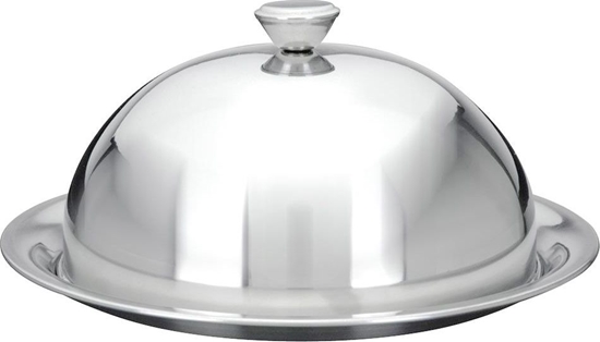 Picture of Excellent Houseware Taca do serwowania stalowa z kloszem talerz 20 cm uniwersalny