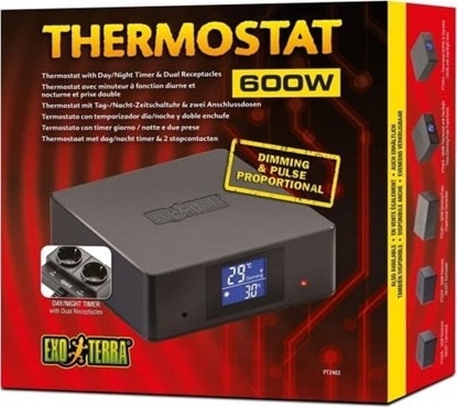 Изображение Exo Terra Termostat pulsacyjny 600 W, dzie/noc, podwójne gniazdo