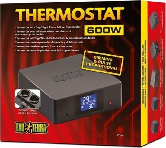 Изображение Exo Terra Termostat pulsacyjny 600 W, dzie/noc, podwójne gniazdo