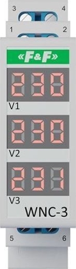Picture of F&F Wskanik napicia WNC-3 trójfazowy