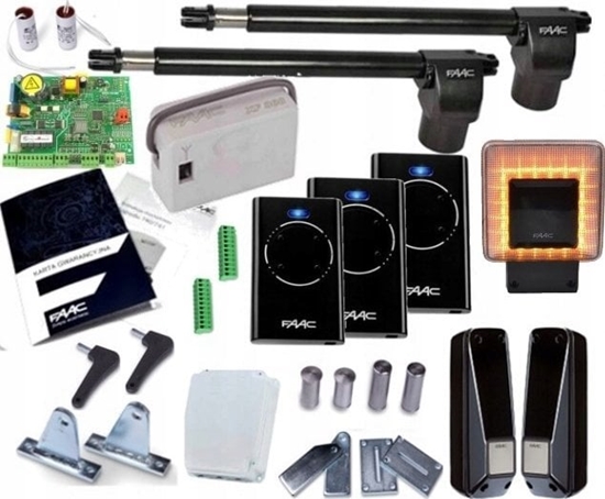 Picture of Faac Zestaw Alfa - 414 do 8m bram dwuskrzydowych