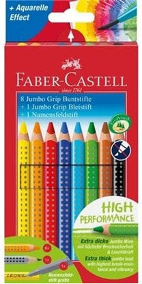 Picture of FABER-CASTELL Buntstift Jumbo Grip Promotionetui 8+1+1