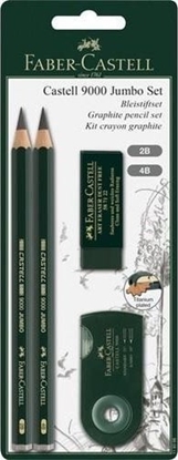 Picture of Faber-Castell FABER-CASTELL Bleistift Castell 9000 Jumbo Set BK