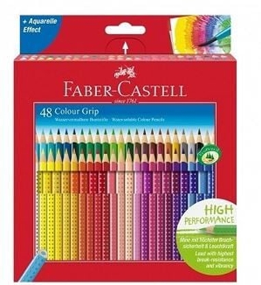 Attēls no Faber-Castell Kredki Grip 2001 48 Kolorów Opakowanie Kartonowe Faber-Castell (112449 FC)