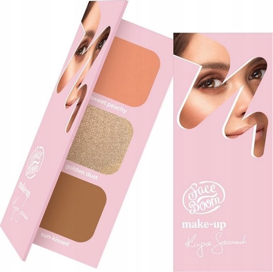 Изображение FACE BOOM_Paleta do konturowania twarzy Brunette 21g