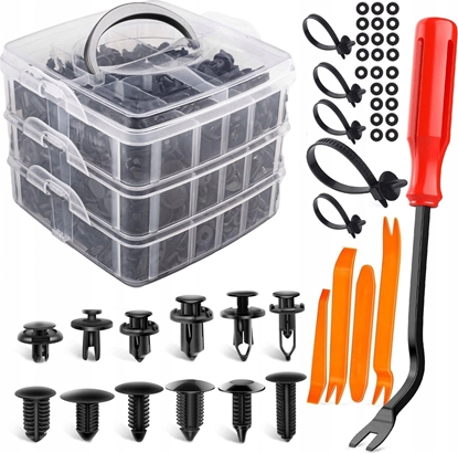 Picture of Falon-Tech SPINKI KOKI DO TAPICERKI 620szt SILVER