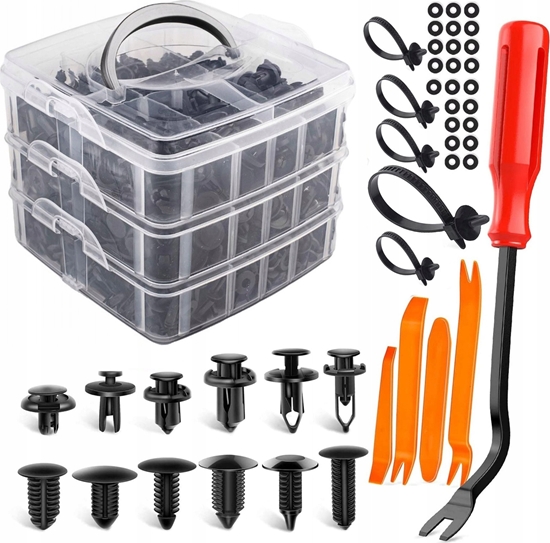 Picture of Falon-Tech SPINKI KOKI DO TAPICERKI 620szt SILVER