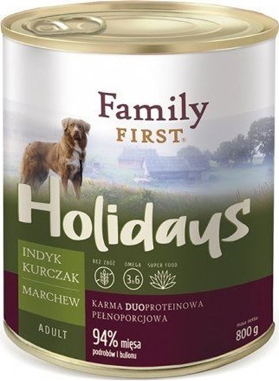 Изображение Family First FamilyFirst Indyk+kurczak+marchew adult 800g