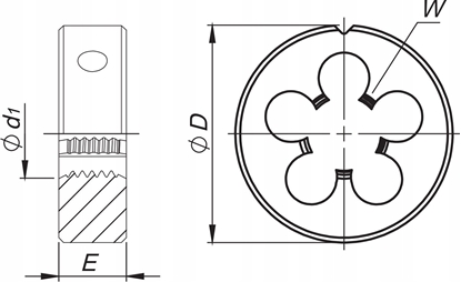 Attēls no Fanar NARZYNKA UNF 1 -12 DIN-22568 (2A) HSS 800 - N1-121001-4239