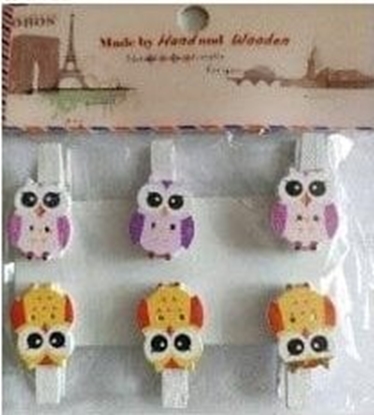 Attēls no FANDY Klamerki ozdobne sowy