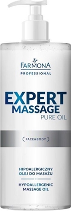 Picture of Farmona EXPERT MASSAGE PURE OIL (Face&Body) Hipoalergiczny olej do masau 500ml.