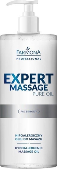 Picture of Farmona EXPERT MASSAGE PURE OIL (Face&Body) Hipoalergiczny olej do masau 500ml.