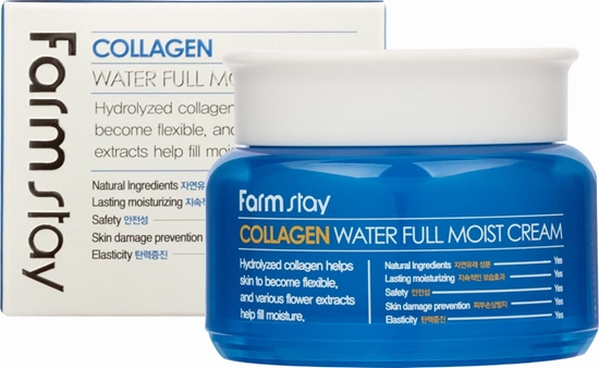 Picture of Farmstay Collagen Water Full Moist Cream kolagenowy nawilajcy krem do twarzy 100g