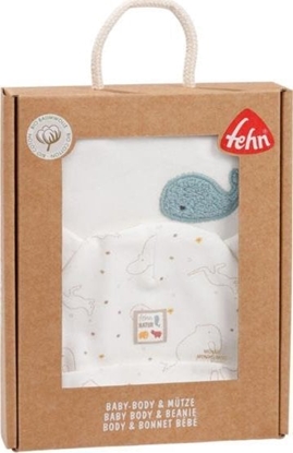 Изображение Fehn Zestaw - body i czapka, r. 50-56, z kolekcji: