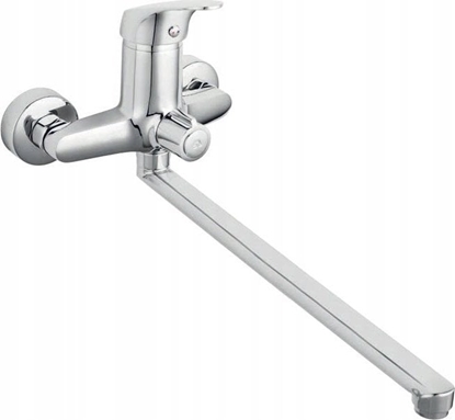 Attēls no Ferro FERRO ONE bateria umywalkowo-wannowa cienna z przyczem natrysku, chrom