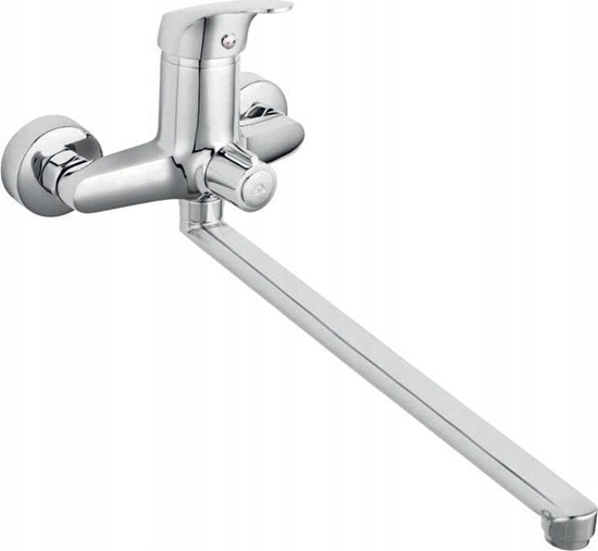 Picture of Ferro FERRO ONE bateria umywalkowo-wannowa cienna z przyczem natrysku, chrom