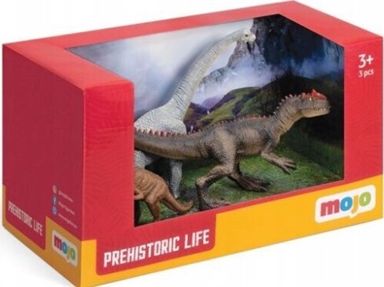 Picture of Figurka Mojo Mojo - Dinosaur Set 1- Prehistoric animals, 3 pcs (MJ-380039) /Figures
