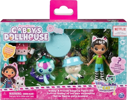 Attēls no Figurka Polly Pocket Zestaw figurek Koci Domek Gabi Kemping z przyjaciómi