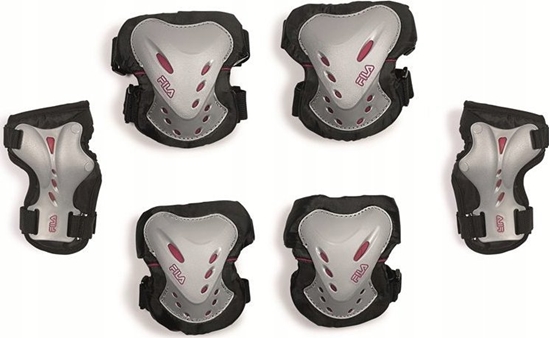 Picture of FILA SKATES Ochraniacze FP LADY GEARS silver/black/pink M 60750903M
