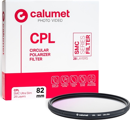 Picture of Filtr Calumet Calumet Filtr CPL SMC 82 mm Ultra Slim 28 Layers