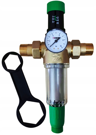 Picture of Filtr do wody zimnej z reduktorem cinienia DN25