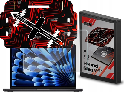Изображение Filtr GrizzGlass Szko hybrydowe GrizzGlass HybridGlass Easy do Apple MacBook Air 15" 2024