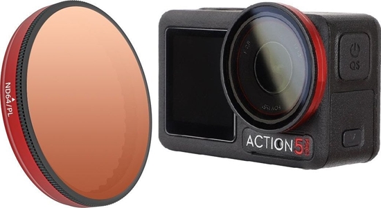 Picture of Filtr Hybrydowy 2w1 Polaryzacyjny Pl Nd64 Do Dji Osmo Action 5 Pro / 5pro / 4 / 3 / Fi903-64p
