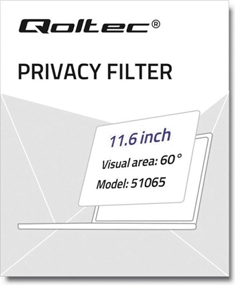 Изображение Filtr Qoltec Qoltec Filtr prywatyzujcy RODO do MacBook Air | 11.6'' | 16:10
