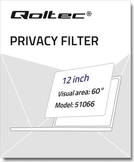 Изображение Filtr Qoltec Qoltec Filtr prywatyzujcy RODO do MacBook Air | 12'' | 16:10