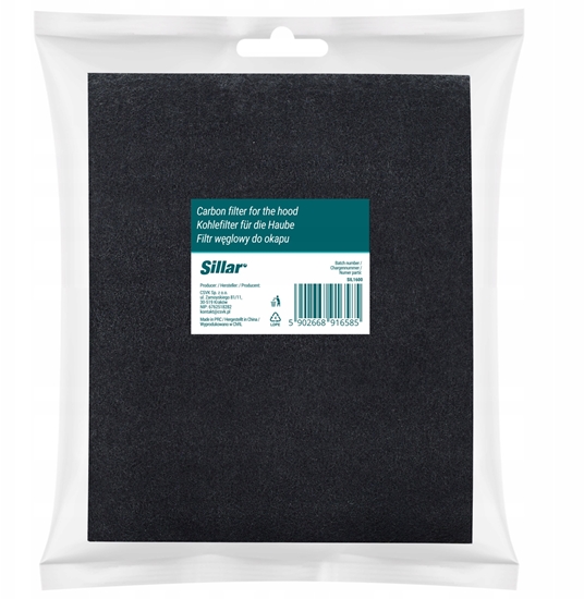 Изображение Filtr wglowy do okapu SIL1600